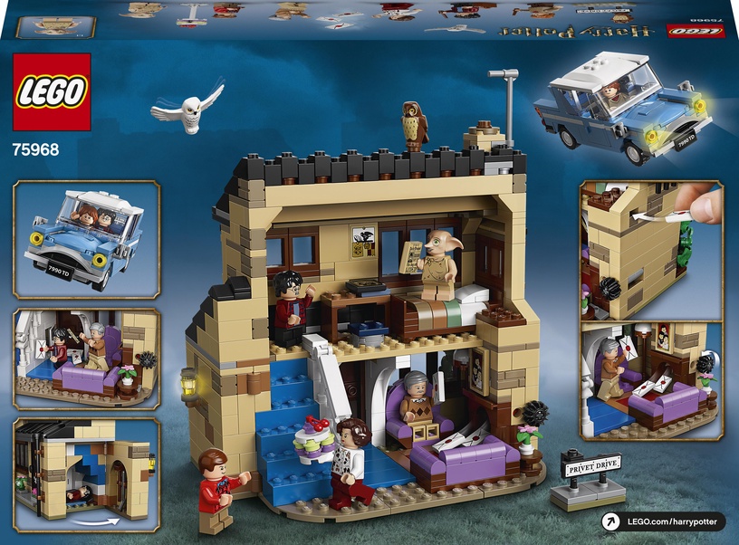 Konstruktor LEGO Harry Potter 4 Privet Drive 75968, 797 tk