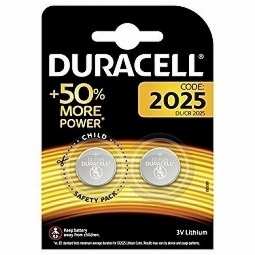 Baterijas Duracell, CR2025, 2 gab.