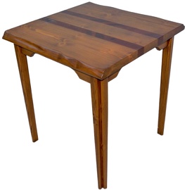 Журнальный столик Kalune Design Ceyka, ореховый, 75 см x 75 см x 75 см