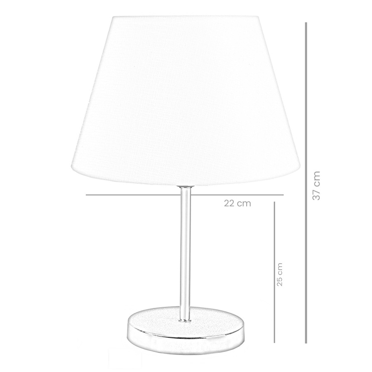 Настольная лампа Opviq AYD - 2476 780SGN1863, E27, стоящий, 60Вт