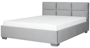 Кровать Bodzio Sawona SAW160-BM-P8, 160 x 200 cm, серый, с решеткой