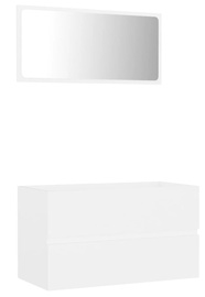 Vannitoa mööblikomplekt VLX 804881, valge, 38.5 x 80 cm x 45 cm