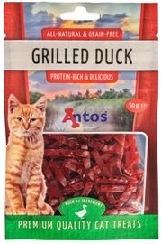 Лакомство для кошек Antos Grilled Duck, мясо утки, 0.05 кг