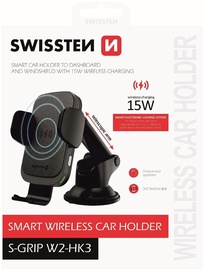 Автомобильный держатель для телефона Swissten S-Grip W2-HK3