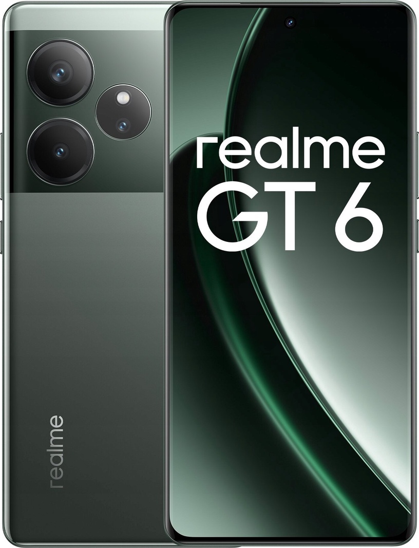 Mobiiltelefon Realme GT 6, 512 GB, roheline