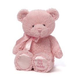 Mīkstā rotaļlieta Gund My First Teddy Pink, 38 cm