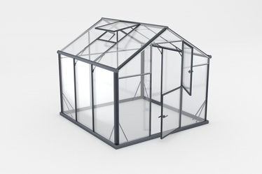 Теплица Gampre Sanus Glass L-5, закаленное стекло, 2.20 x 2.20 м