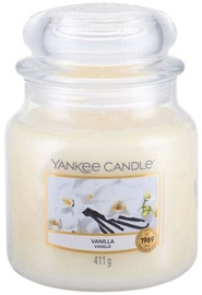 Svece aromātiskā Yankee Candle Vanilla, 65 - 75 h, 411 g, 130 x 110 mm