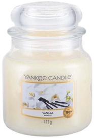 Svece, aromātiskā Yankee Candle Vanilla, 65 - 75 h, 411 g, 130 mm x 110 mm