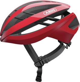Велосипедный шлем универсальный Abus Aventor, красный, M