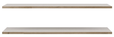 Plauktiņš Arica, 48 cm x 117.6 cm, ozola, kokskaidu plāksnes (mdf), 2 gab.