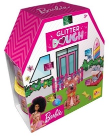 Plastilīns Lisciani Barbie Glitter Dough 304-88850, daudzkrāsains