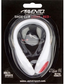 Piederumi Avento Shoe Clip Light 74OL, polipropilēns (pp), balta/sarkana