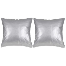 Dekoratiivne padi VLX Cushion Set 132923, hõbe, 600 mm x 600 mm, 2 tk