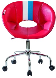 Детский стул Kalune Design Biseat, 61 x 56 x 83 см, синий/белый/красный/хромовый