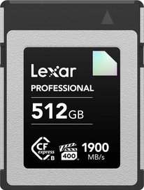Mälukaart Lexar Professional LCXEXDM512G-RNENG, 512 GB, 1900 Mb/s - 1700 Mb/s