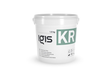 Универсальная шпаклевка Igis KR, готов к использованию, белый, 1.5 кг