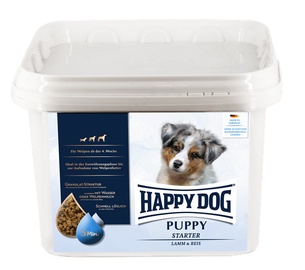 Sausā suņu barība Happy Dog Puppy Starter, jēra gaļa/rīsi, 1.5 kg
