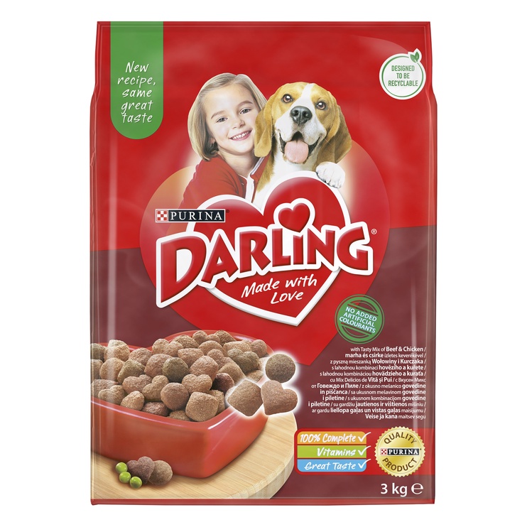 Сухой корм для собак Darling, 3 кг