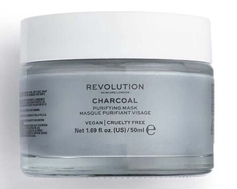 Маска для лица для женщин Revolution Skincare Charcoal, 50 мл