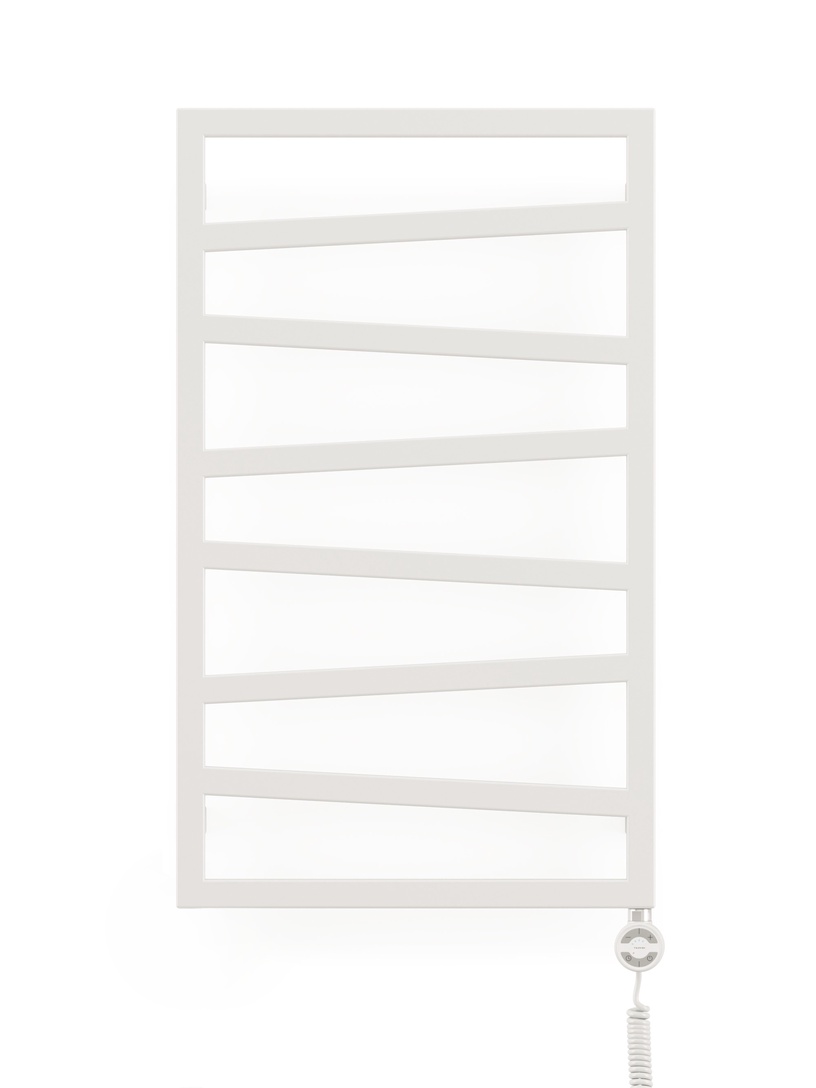 Электрический полотенцесушитель Terma ZigZag, soft 9016, 50 см x 83.5 см