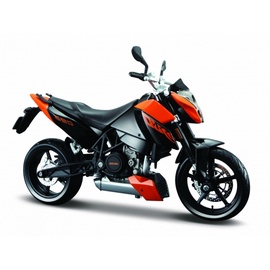 Rotaļu motocikls Maisto KTM 690 Duke, melna/oranža