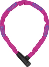 Piekaramā slēdzene Abus Steel-O-Chain 5805K/75, rozā, 750 mm x 5 mm x 5 mm