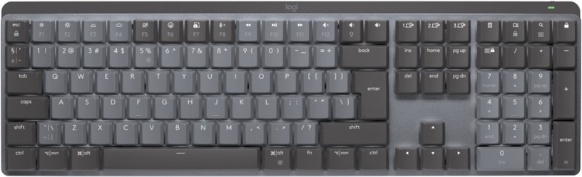 Klaviatuur Logitech Clicky Logitech MX Mechanical, Inglise (US), hall, juhtmeta