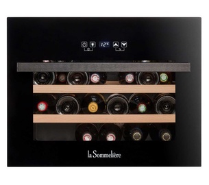 Ledusskapis La Sommeliere LSBI28B, vīna ledusskapis