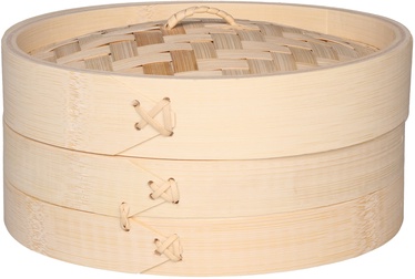 Tvaikoņa grozs Maku Bamboo Steamer 609151, 18 cm, koka, bambuss