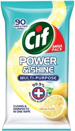 Влажные салфетки Cif Power&Shine, 1 сл