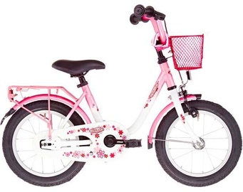 Bērnu velosipēds Vermont Girly Girls Pink, balta/rozā, 14"