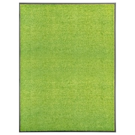 Durvju paklājs VLX Washable 323430, zaļa, 120 cm x 90 cm x 0.9 cm