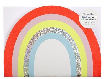 Uzlīme Meri Meri Sticker & Sketchbook Rainbow M187099, daudzkrāsains