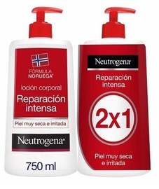 Kūno losjonas Neutrogena Intense Repair, 750 ml, 2 vnt.