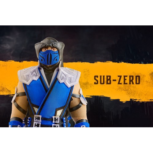 Плюшевая игрушка Mortal Kombat 11 - Sub-Zero, синий