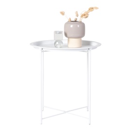 Журнальный столик House Nordic, белый, 470 мм x 470 мм x 500 мм