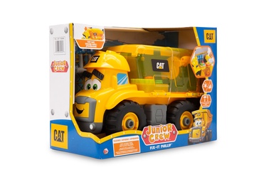 Bērnu rotaļu mašīnīte Cat Junior Crew Truck 82460, melna/dzeltena