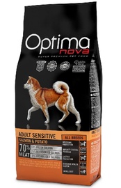 Sausā suņu barība Optima Nova Adult Sensitive OP61734, lasis/kartupeļi, 2 kg