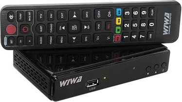 Цифровой приемник Wiwa H.265 LITE, 14.5 см x 9 см x 3.2 см, черный
