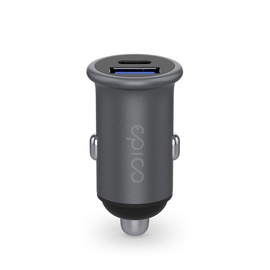 Lādētājs Epico 38W Pro, USB-C/USB-A, pelēka