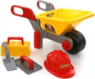 Набор игрушек для песочницы Wader ConsTruct, многоцветный, 645 мм x 345 мм, 5 шт.
