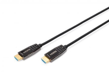 Tinklo kabelis Digitus HDMI male, HDMI male, 20 m, juoda