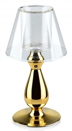 Küünlahoidja Mondex MARY ZL 10077336, klaas, Ø 11.5 cm, 225 mm, kuldne