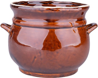 Керамическая посуда Krystynka Barrel Vintage, 225 мм, коричневый, 2.5 л