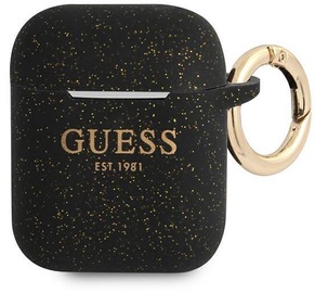 Dėklas Guess Silicone Collection for AirPods, juoda