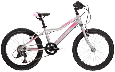 Велосипед Kross Lea Mini 1.0 KRLEM120X11W003965, юниорские, серебристый/розовый, 20″
