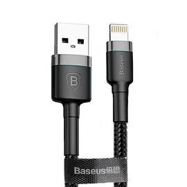 Vads Baseus, USB/Apple Lightning, 1 m, melna