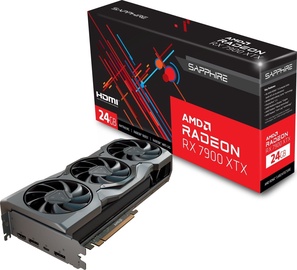 Videokarte Sapphire Sapphire Radeon RX 7900 XTX 21322-01-20G, 24 GB, GDDR6