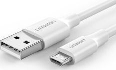 Laidas Ugreen 60141, Micro USB/USB, 1 m, balta